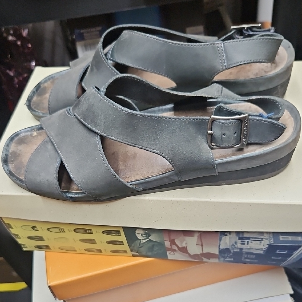 G.H. Bass & Co. Women's Dark Gray Sandals